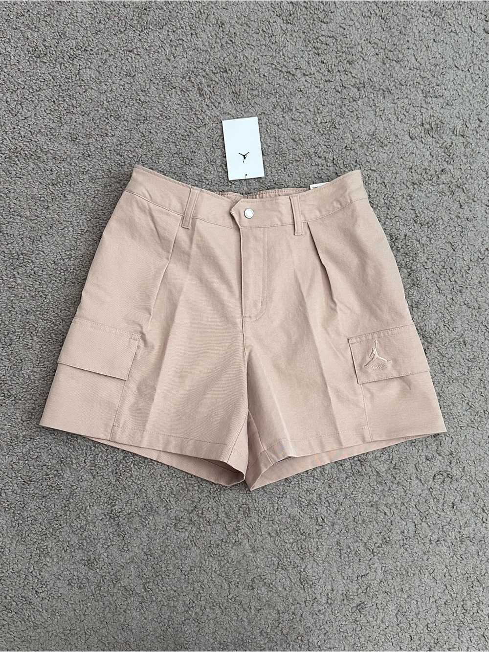 Jordan Air Cargo Shorts Womens S Khaki